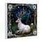 Stupell Industries White Deer Forest Scene Wall Plaque Art Design by The Dutch Lady